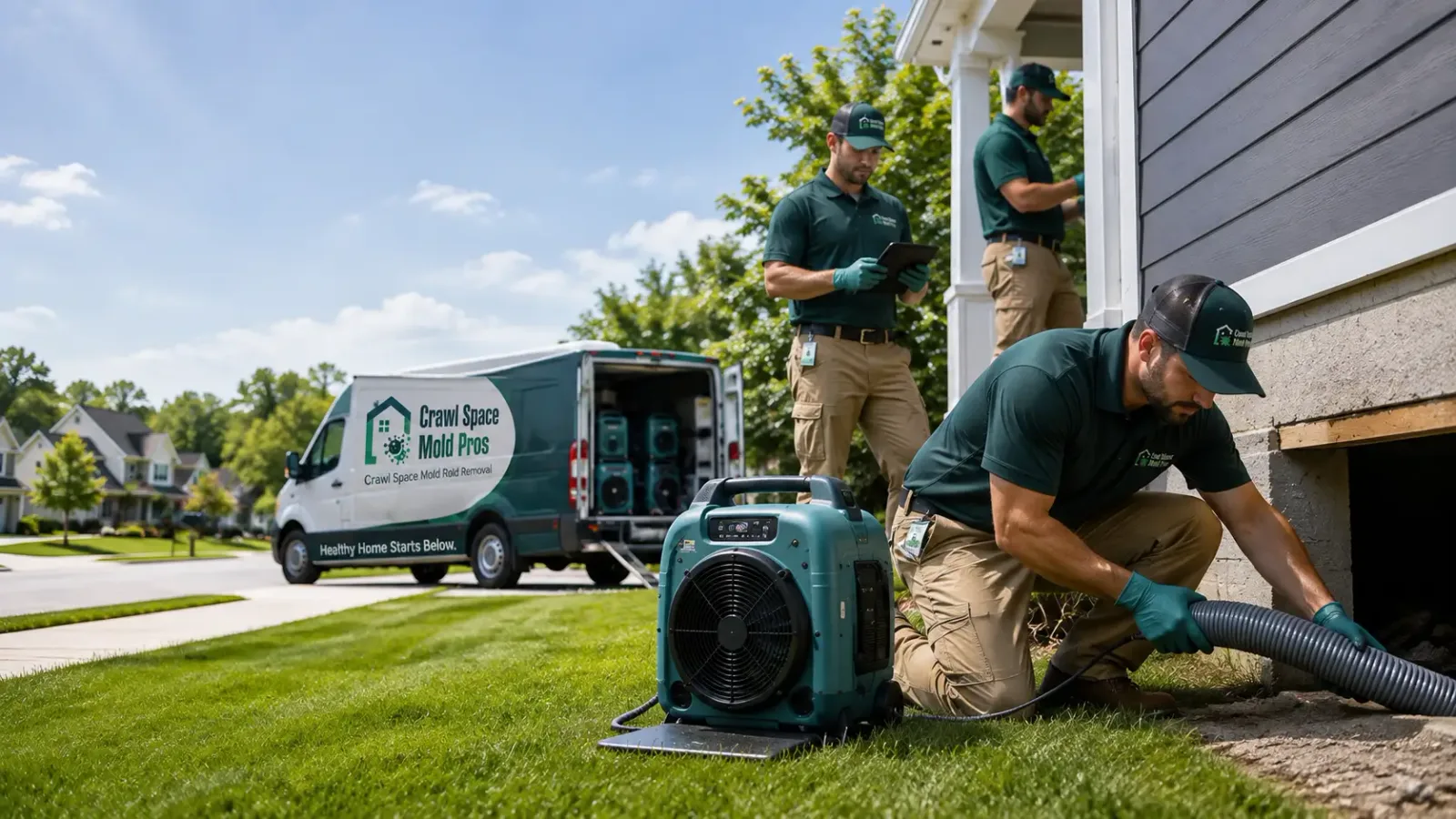Crawl Space Mold Removal in Kingston, IL